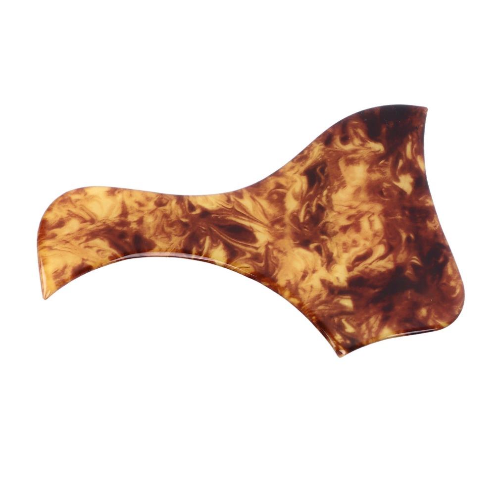 Self Adhesive Acoustic Guitar Pickguard Clear Amber Scratch Plate Guitar Pickguard Acoustic Guitar