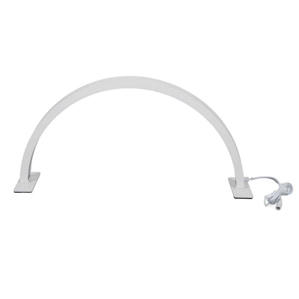 Half Moon Nail Desk Lamp 22 Inch 36W 2700K To 6500K Dimmable LED Half Moon Light for Skincare Live