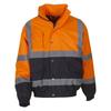 Yoko Unisex Adult Two Tone High-Vis Bomber Jacket