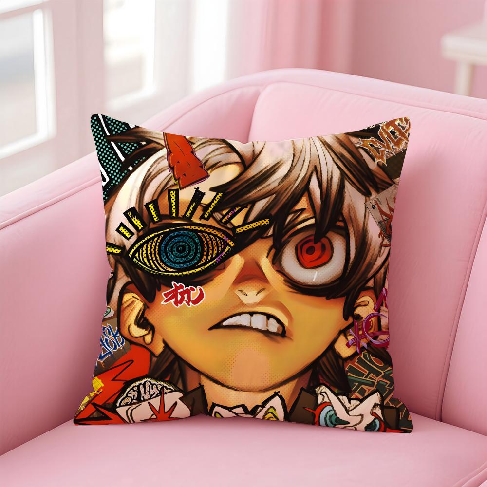 Classic Gritty Japanese Manga GGachiakuta Cushion Cover Pillow Case Soft Skin Friendly Fabric Concealed Zipper