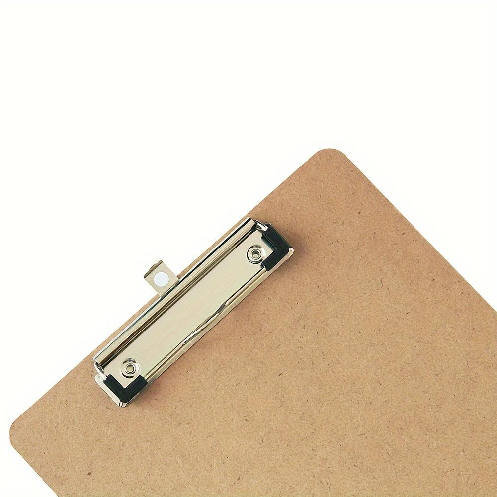 10pcs A4 Fiberboard Clipboards with Clamps - Durable Writing Pad Boards for Students, School and Office Supplies