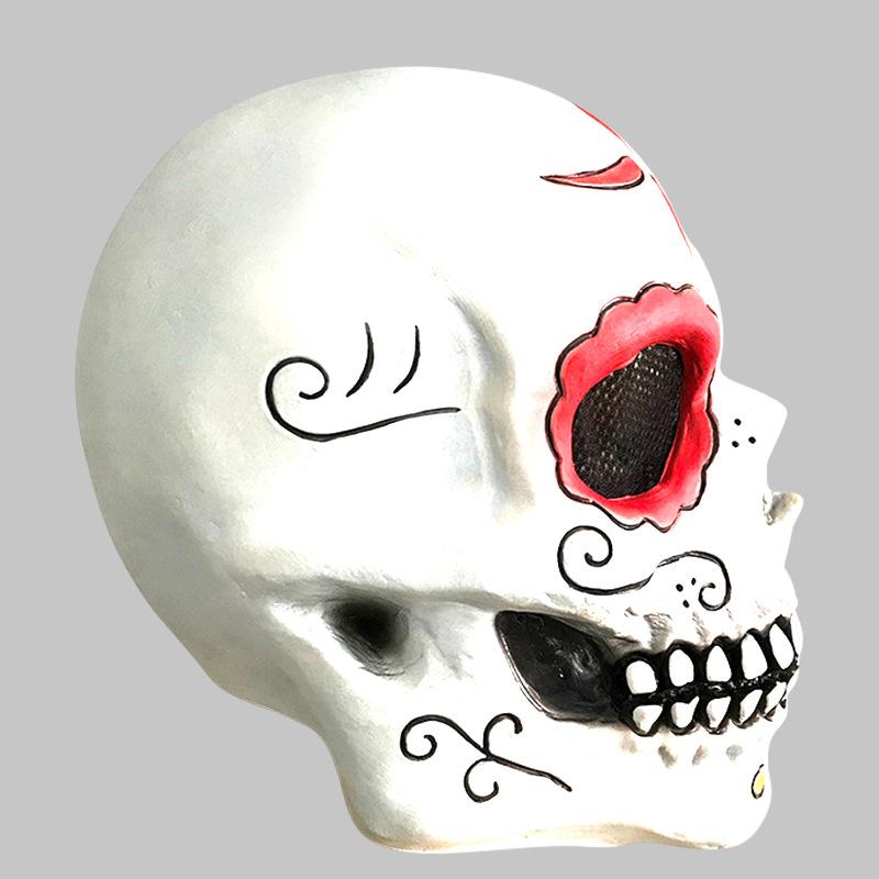 Best-selling horror skull mask Masquerade party role-play props Floral Skull Scary Mask