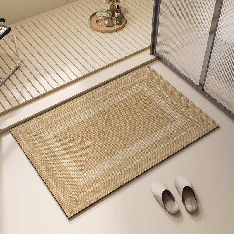 Bathroom Mats Kitchen Mats Doormats  Front Door Mats Dirt Repellent Non-Slip Floor Mat Shower Rugs Machine Washable