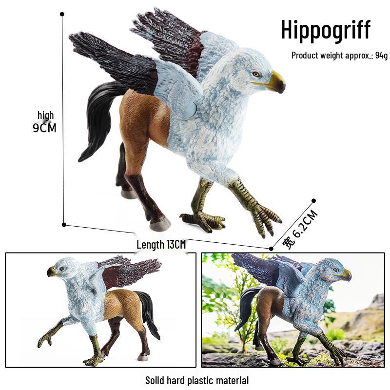 Dinosaur & Dragon Plastic Toy Set: Mythical Animal Figures for Kids