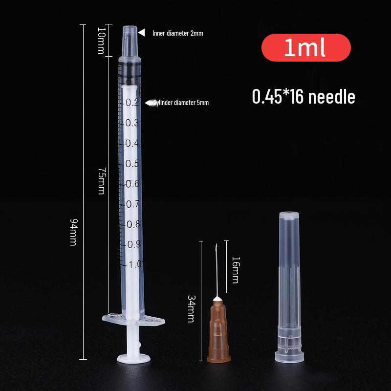 Veterinary Disposable Sterile Syringe Needle Tube Injector for Feeding and Infusion