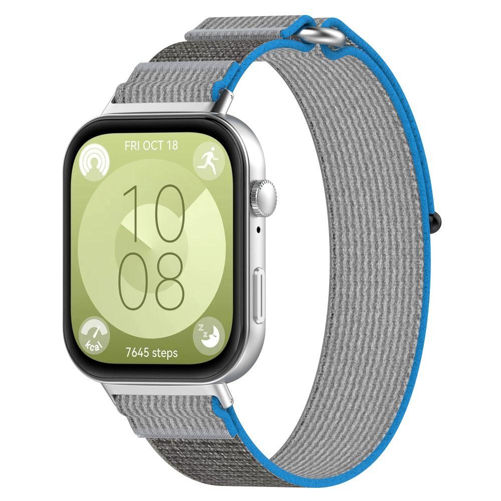 Регулируемый нейлоновый ремешок, сменный ремешок для часов, мягкий браслет для часов Huawei Fit 3