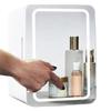 Mini Cosmetics Fridge 4L LED Cosmetic Mirror Mute