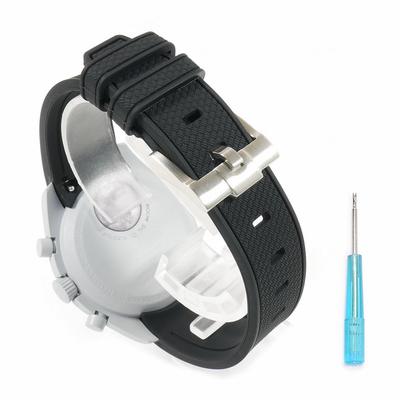 Эксклюзивный резиновый ремешок Swatch x OMEGA с функцией Clicker (Черная Луна)