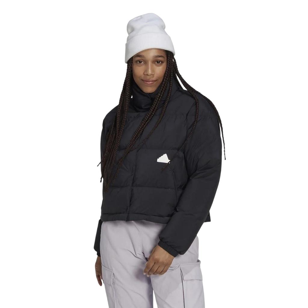 Adidas Womens/Ladies High-Neck Relaxed Fit Puffer Jacket