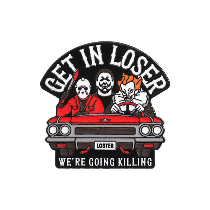 Модные броши мультяшные в привлекательных цветах для зимней моды с декоративными и регулируемыми особенностями