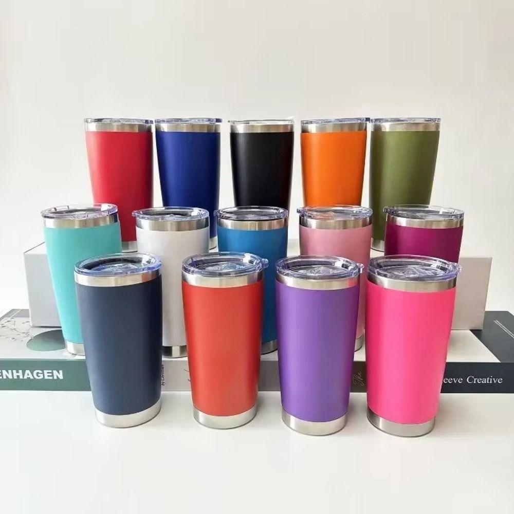 Double-Walled Travel Insulated Tumbler Vacuum Insulated Fashion Thermos Cup All Seasons