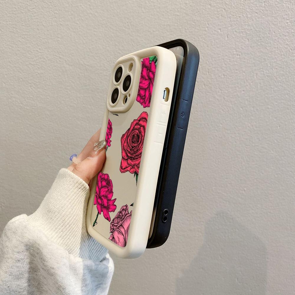 LZ16 цветочный силиконовый чехол для телефона Xiaomi 11 Lite 5G 14T Redmi 14C 13C A3 Note 12 11 9 10 13 Pro Plus противоударный задний чехол