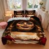 3pcs Horror Doll Duvet Cover Set for Bedroom - Includes 1 Duvet Cover and 2 Pillowcases (Core Not Included) yy251015212