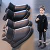 2025 Winter Explosion Children's Snow Cotton Baby Girl Piled Thickened Cotton Shoes Boys Overalls Versatile Winter Boots