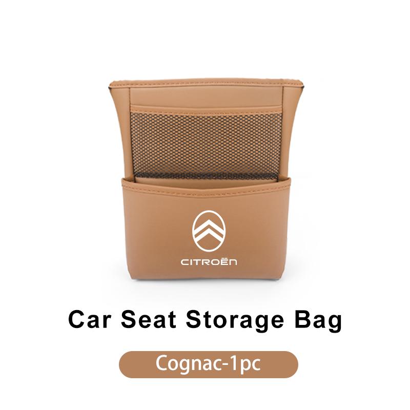 Car Seat Back Storage Bag Phone Pocket Cup Holder Auto Accessories For Citroen C4 C3 C5 C1 C2 VTS Berlingo Celysee Xsara Picasso