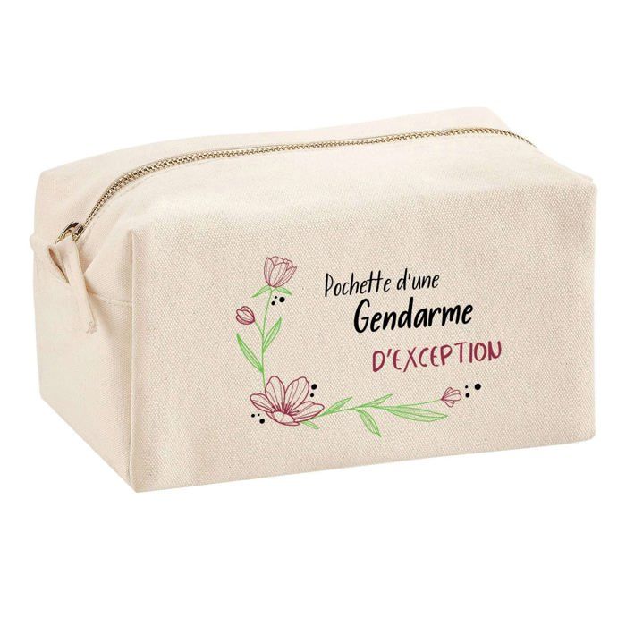 Trousse multifonction Gendarme d'exception Cadeau Anniversaire Noël Collègue Départ Retraite | Trousse Scolaire Fournitures Bureau