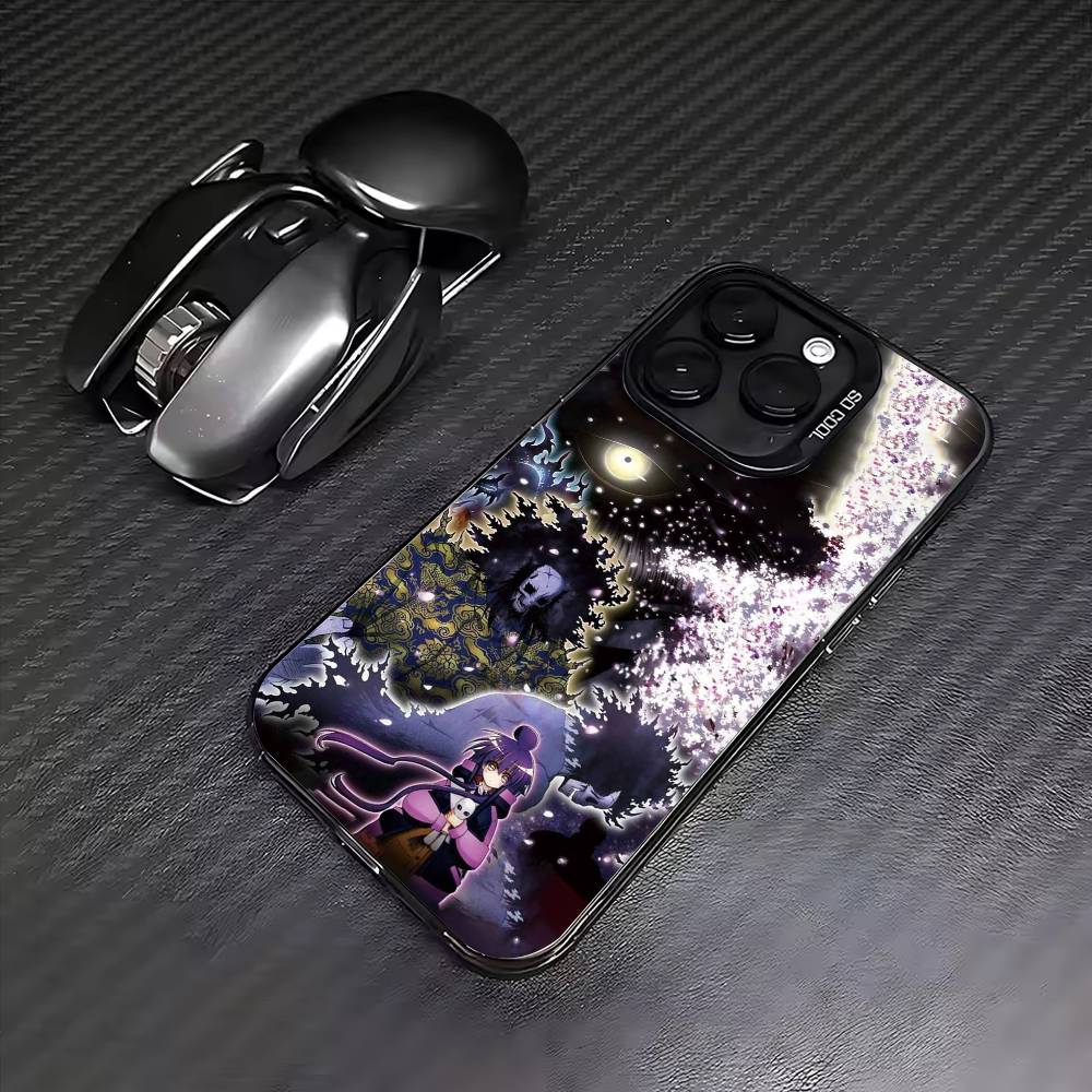 Чехол для телефона Anime D-Dark G-Gathering для iPhone 17, 16, 15, 14, 13, 12, 11 Plus, Pro Max, цветной, серебристое покрытие внутри