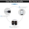 KN318 Автомобильный Bluetooth-совместимый аудиоприемник громкой связи, двойной выход AUX USB стереоадаптер