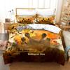 Sun Moon King Queen Duvet Cover Boho Magic Style Bedding Set for Teens Adults Golden Exotic Tribe 23pcs Polyester Quilt Cover
