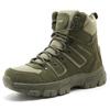 Fashion Mens Tactical Boots Mens Desert Waterproof Work Safety Shoes Climbing Hiking Shoes Ankle Mens Outdoor Boots
