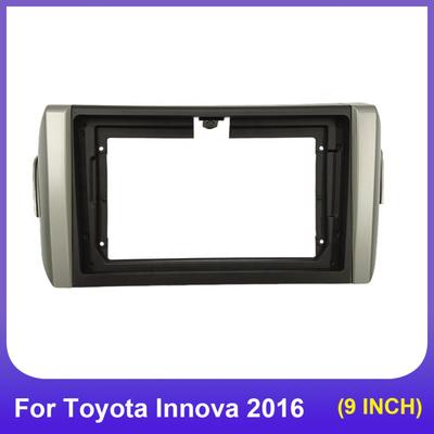Рамка автомобильного радиоприемника 9-дюймовая панель DVD-плеера для Toyota Innova Crysta 2016 Видеоустановка Рамка приборной панели подходит для Toyota