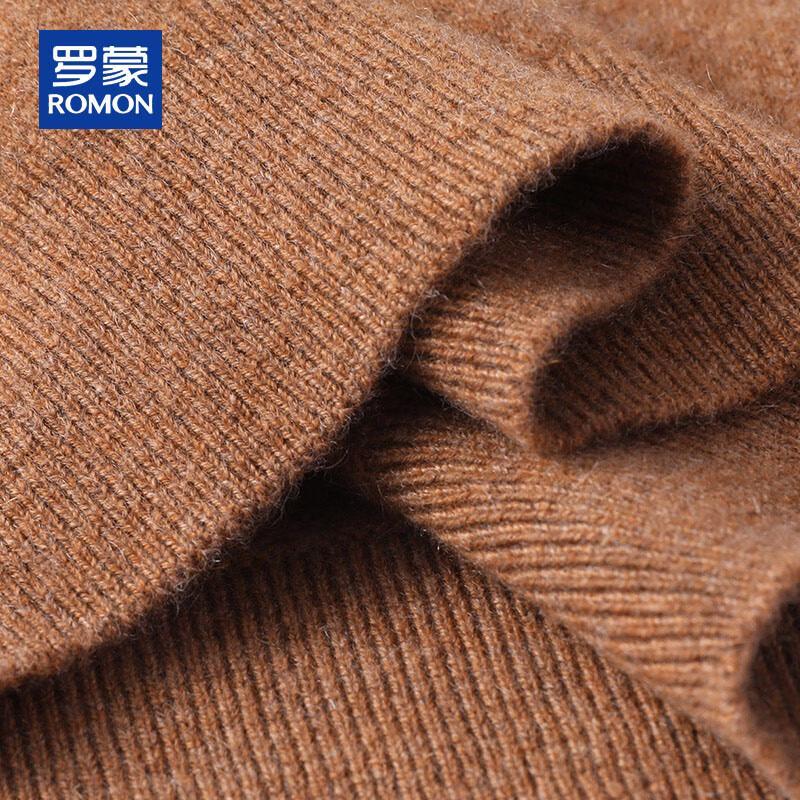 ROMON Мужской пуловер из 100% чистого кашемира с круглым вырезом