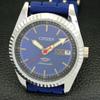 REFURBISHED AUTOMATIC CITIZEN 8200 JAPAN MENS DAY&DATE BLUE DIAL WATCH a432567-2 R112-a432567