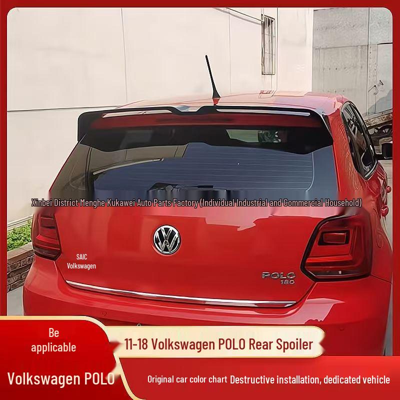 Volkswagen Polo Hatchback Combat Rear Spoiler (2011-2018 Models)
