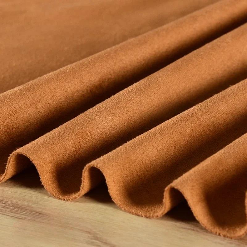 100x150cm Suede Fabric Stretch Double Microfiber for Costume Dresses Skirt Sewing Stretch Frosted Cloth Plain Material