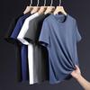 Men's Loose Fit Quick-Dry Summer Ice Silk Short-Sleeve Casual T-Shirt