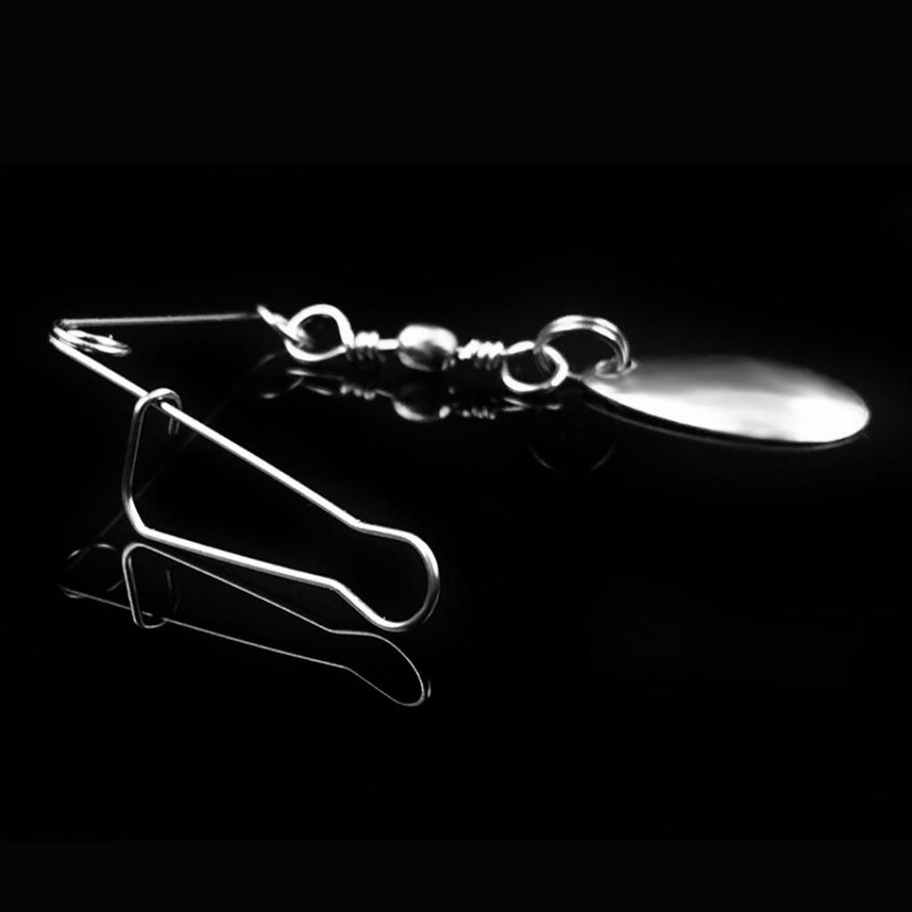 Stainless Steel Spinnerbait Blade Lures Rigs Fishing Spoons Balance Bracket