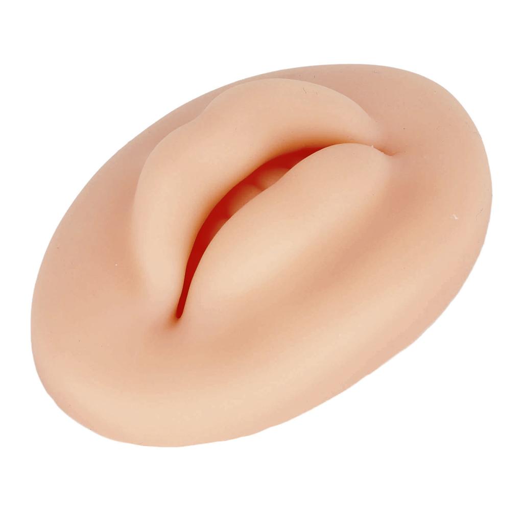 3D силиконовые губы, полупостоянные мягкие, настоящие ощущения кожи, искусственные губы для обучения микроблейдингу