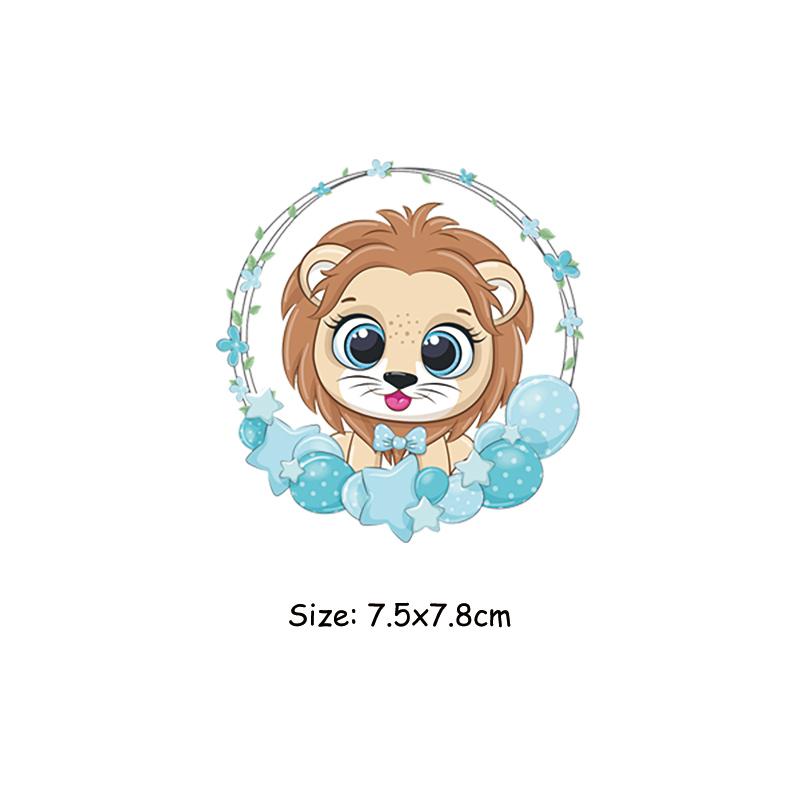 Термальная наклейка с милыми животными на одежде для кукол, детская одежда, наклейка «сделай сам», Parches Ropa, термопереносные нашивки, олень, единорог
