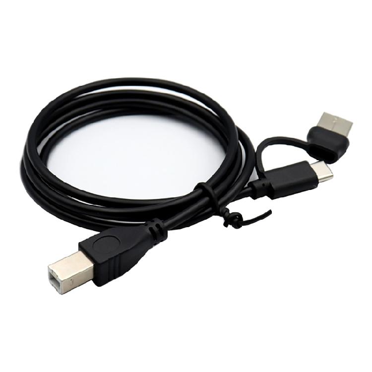 Кабель USB Type-C (папа) на USB (папа) для разъема электронного пианино, микрофона