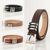 Fashion Faux Leather Belt For Women With Alloy Buckle Versatile For Daywear And Office