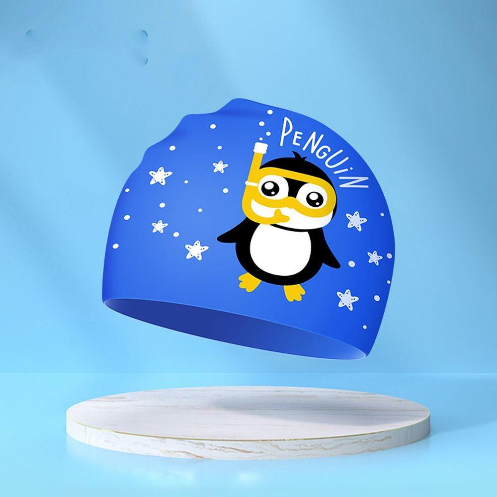 Водонепроницаемая детская шапочка для плавания Силиконовые шапочки для купания Шапочка Водный спорт Детская шапочка для плавания Мальчики Девочки