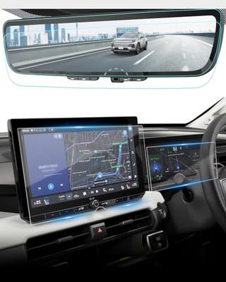 Набор Ruiya из 3 предметов для Toyota New RAV4 60 серии (6-е поколение) Защитная пленка для окна, 12,9 дюйма [Навигация, Приборная панель и Цифровое салонное зеркало]. Вклю