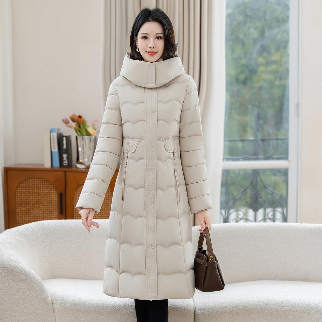 Fashion versatile long over-knee thickened down cotton-padded clothes women's winter new large-size warm women's cotton-padded jackets