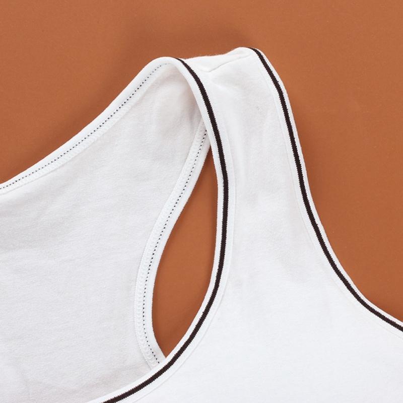 Детские повседневные спортивные тренировочные бюстгальтеры и нижнее белье, трусики с принтом из мягкого хлопка для девочек