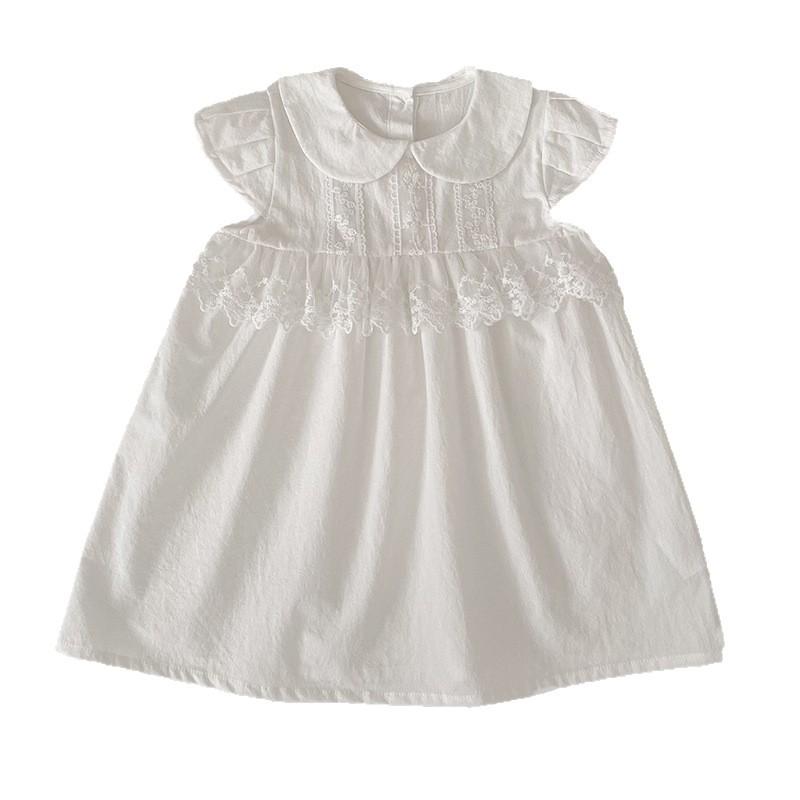 Комплект: Девочковое французское платье без рукавов с цветочным принтом и сборками & Боди для малыша для сестер