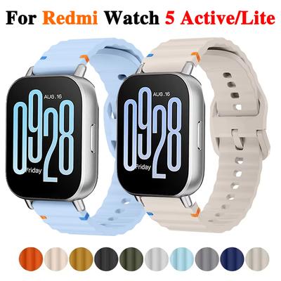 22 мм Океанический силиконовый ремешок для Xiaomi Redmi Watch 5 Active Correas Браслет для 5 Lite Аксессуары для браслета