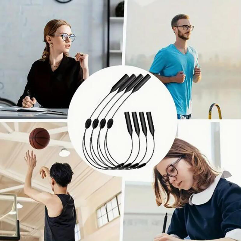 Универсальный регулируемый фиксатор для очков, подходит для спортивных солнцезащитных очков, унисекс-ремень, держатель для защитных очков, противоскользящий шнурок