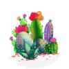 Красочная алмазная живопись Кактус 5D полная круглая Алмазная вышивка мозаика растение ручной работы комплект декора для дома