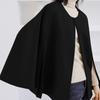 Весна Осень Новый Стиль Японский Стиль Куртка Круглый Вырез Свободный Крой Мантия Однотонный Топ Плюс Размер Стильное Женское Пальто