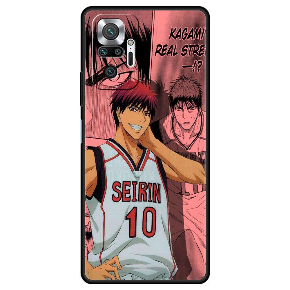 Case for Redmi 9 9a 10 8t 9c K40 for Xiaomi Redmi Note 11 10 9 Pro 11T 11proplus Cover 8pro 7 9S 9T Funda Kuroko No Basket