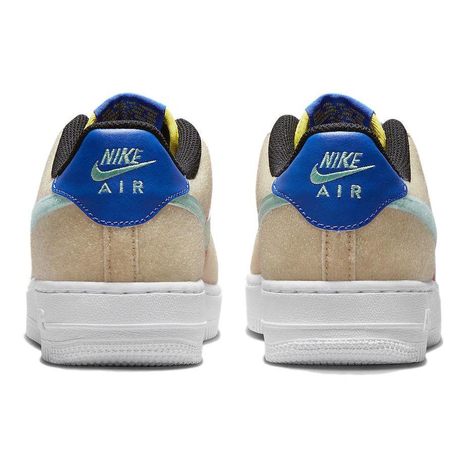 Nike Детские кроссовки Air Force 1 Low GS разноцветные на липучке белые FN7818-100