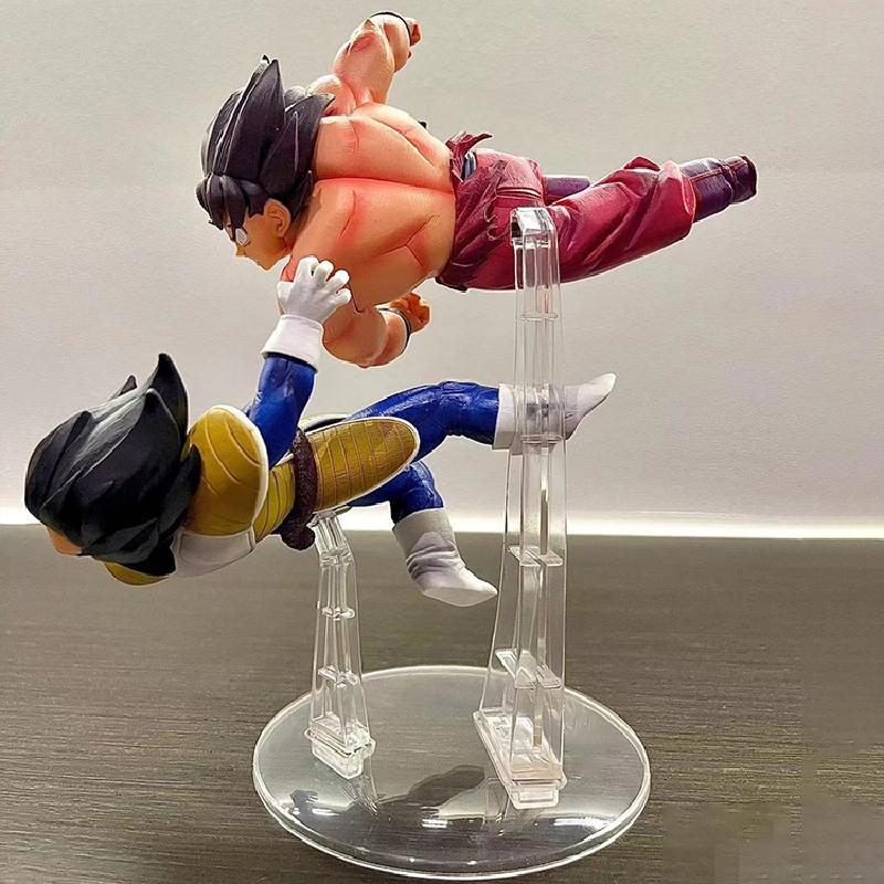 Anime Drogan Boll Z Kaiouken Gocool Vs Vegeta Figure Super Saiyan Son Gocool Action Figurine Pvc Statue Collection Model Toys Gifts