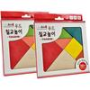 Ibis Wood Tangram 12432 2p, Корейские популярные головоломки