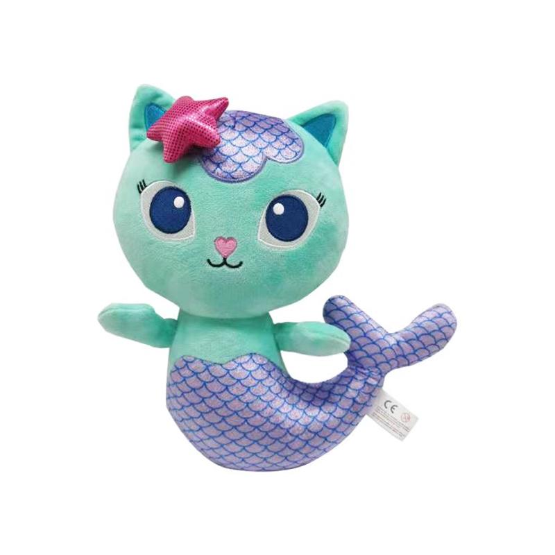1/4/5pcs Gabby's Dollhouse Plush Toys Mercat Pandy Paws Kitty Fairy CatRat Purr-ific Mermaid Stuffed Animal Soft Doll Kids Gifts