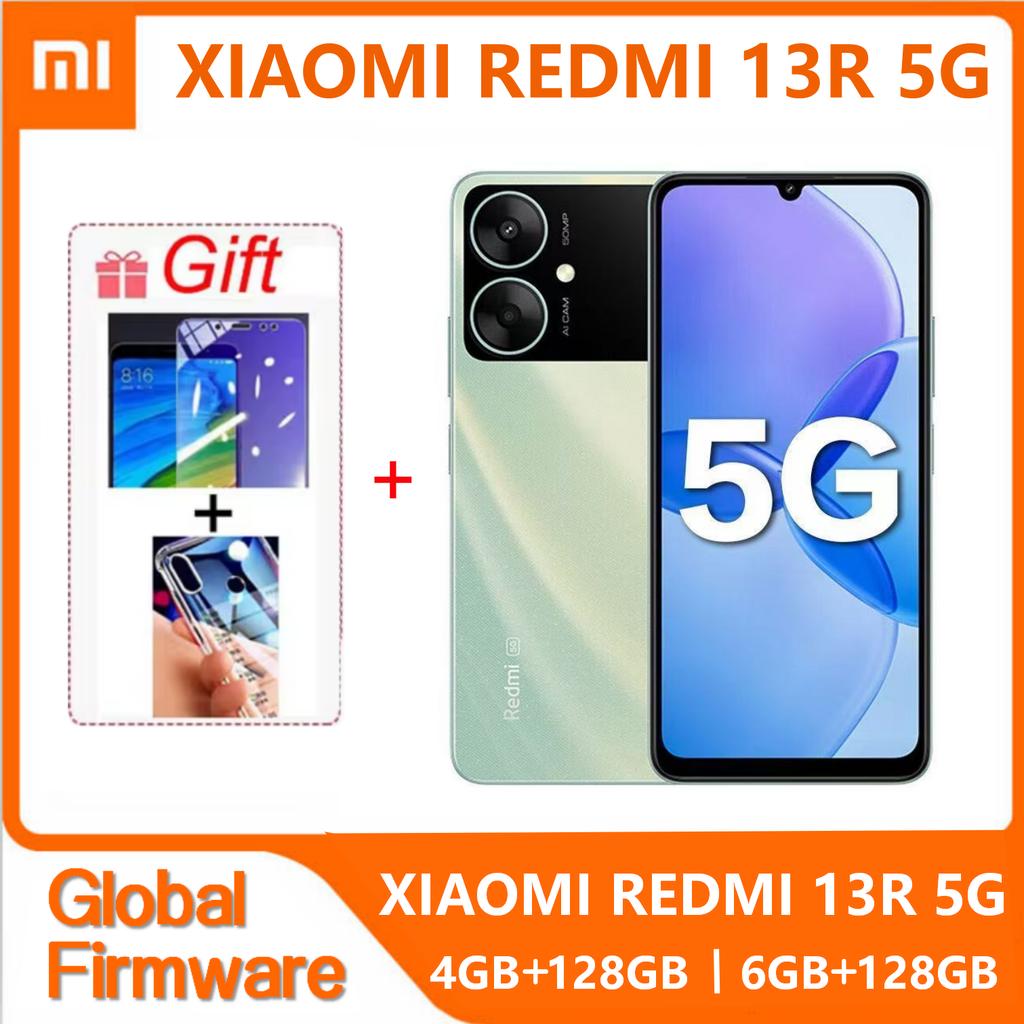 Оригинальный смартфон Redmi 13R 5G 4 ГБ/6 ГБ 128 ГБ 5000 мАч Dimensity 6100+ 6,74" сверхбольшой дисплей 50 МП+5 МП AI камера 18 Вт батарея